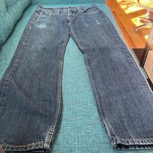 Levi's 514 Jeans Mens Sz 30/32 Straight Fit Regular Dark Blue Denim Casual jeans